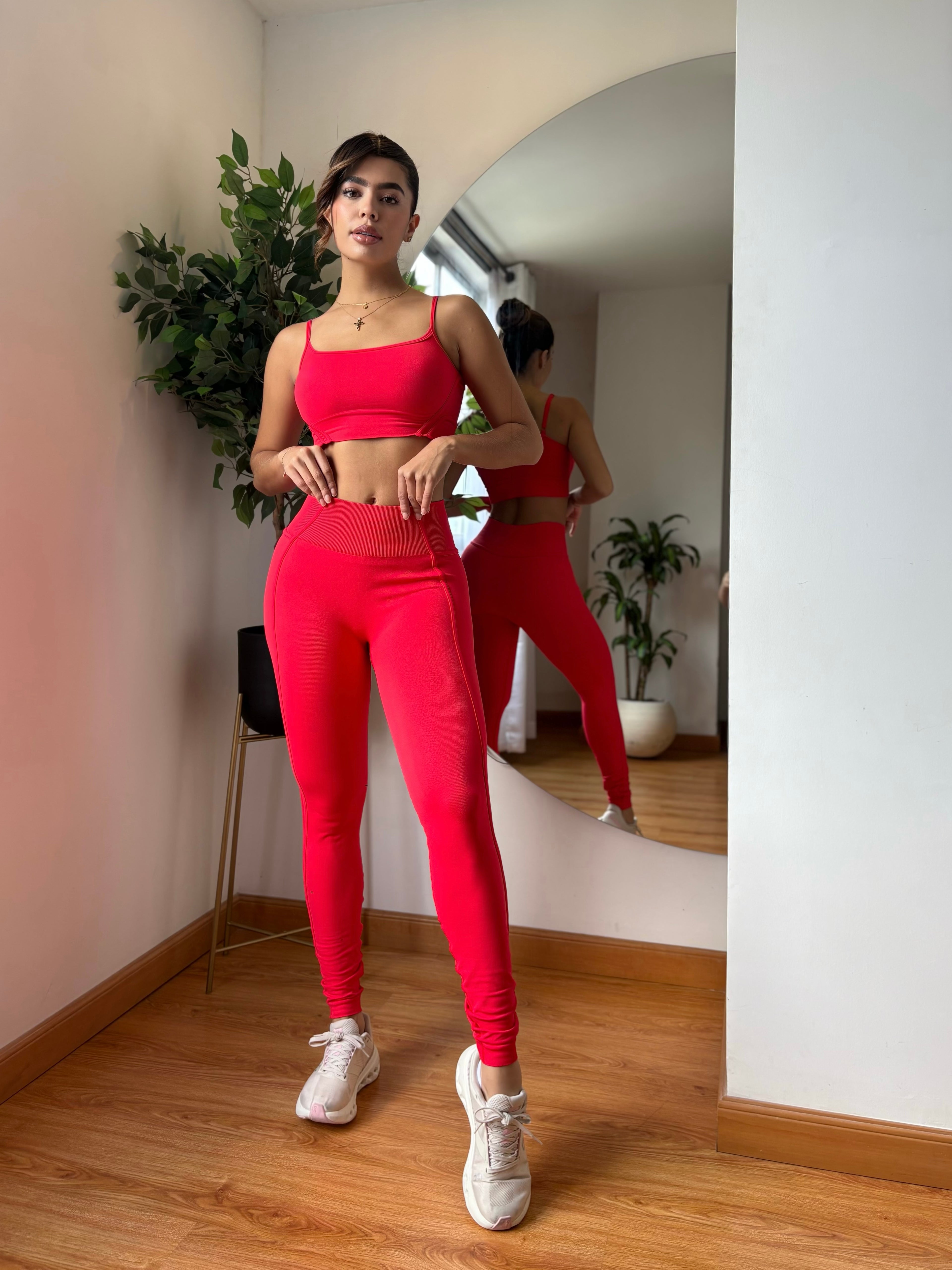 Set Legging sesgo sin push up