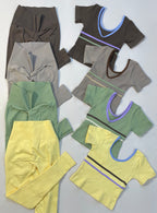 Set Legging camisa sesgo contraste