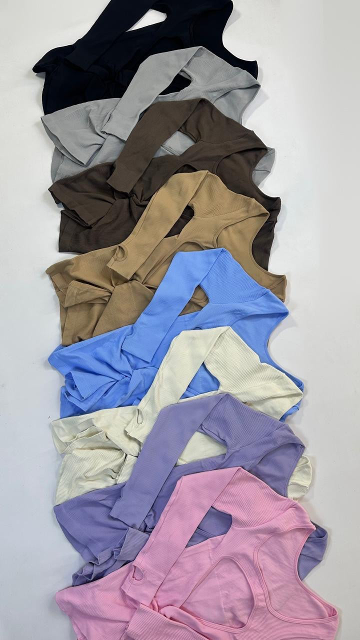 Enterizo corto buso H push up