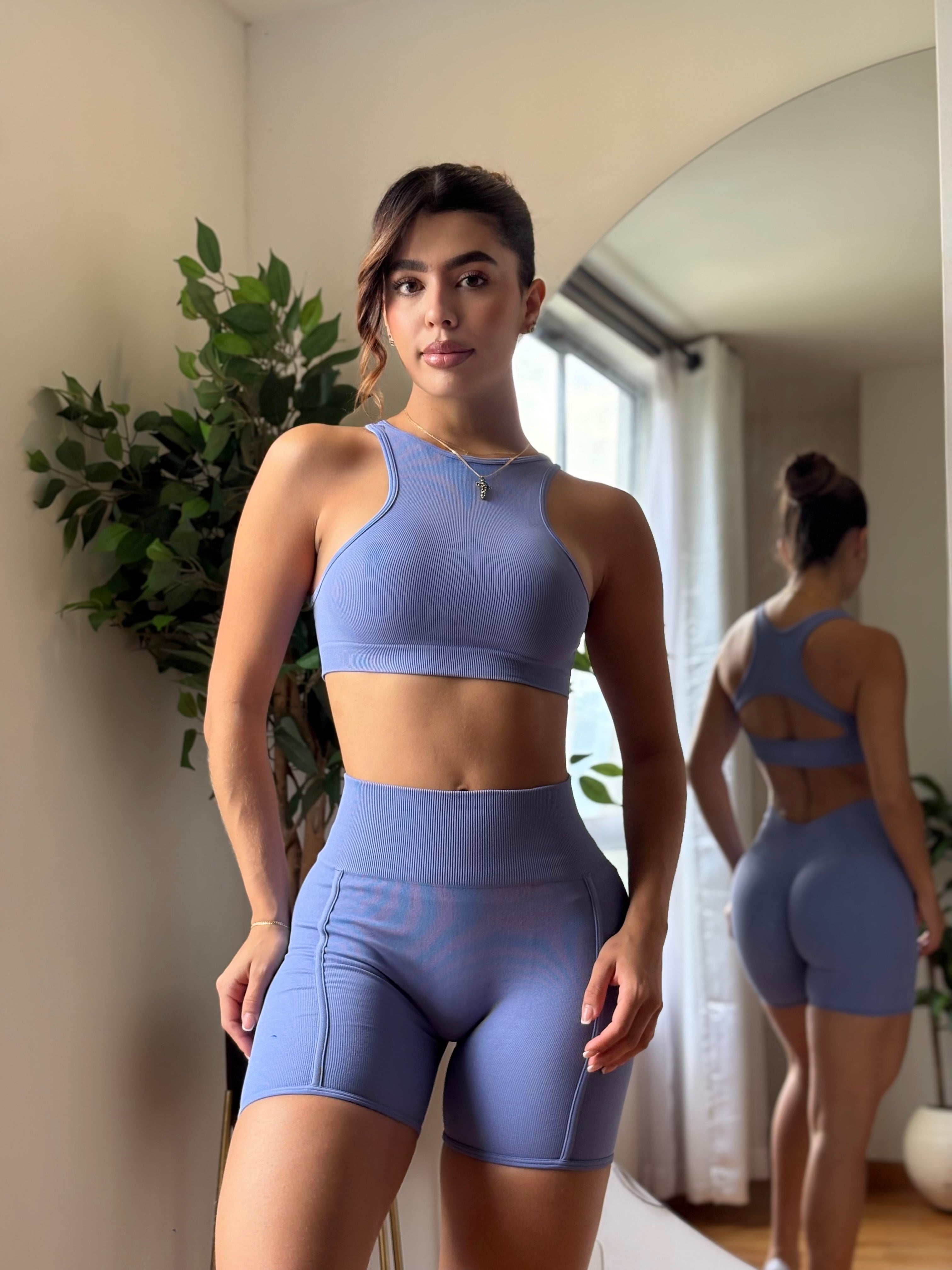 Set short escote espalda