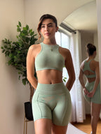 Set short escote espalda