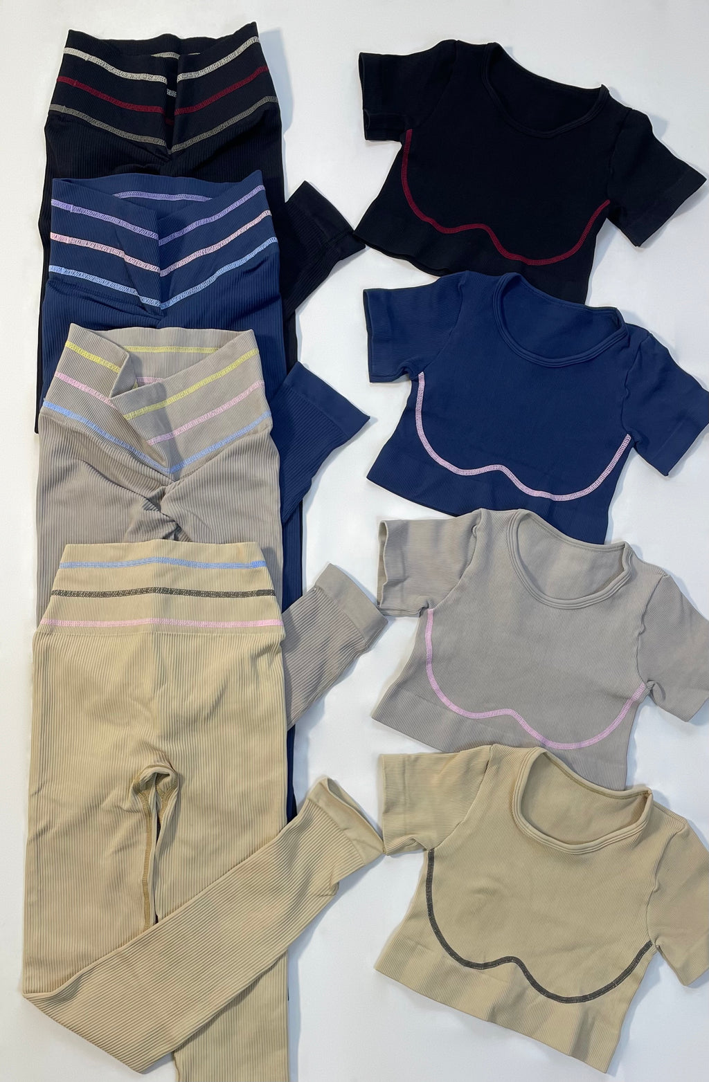 Set Legging camisa costura busto