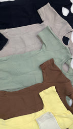 Enterizo largo camisa push up