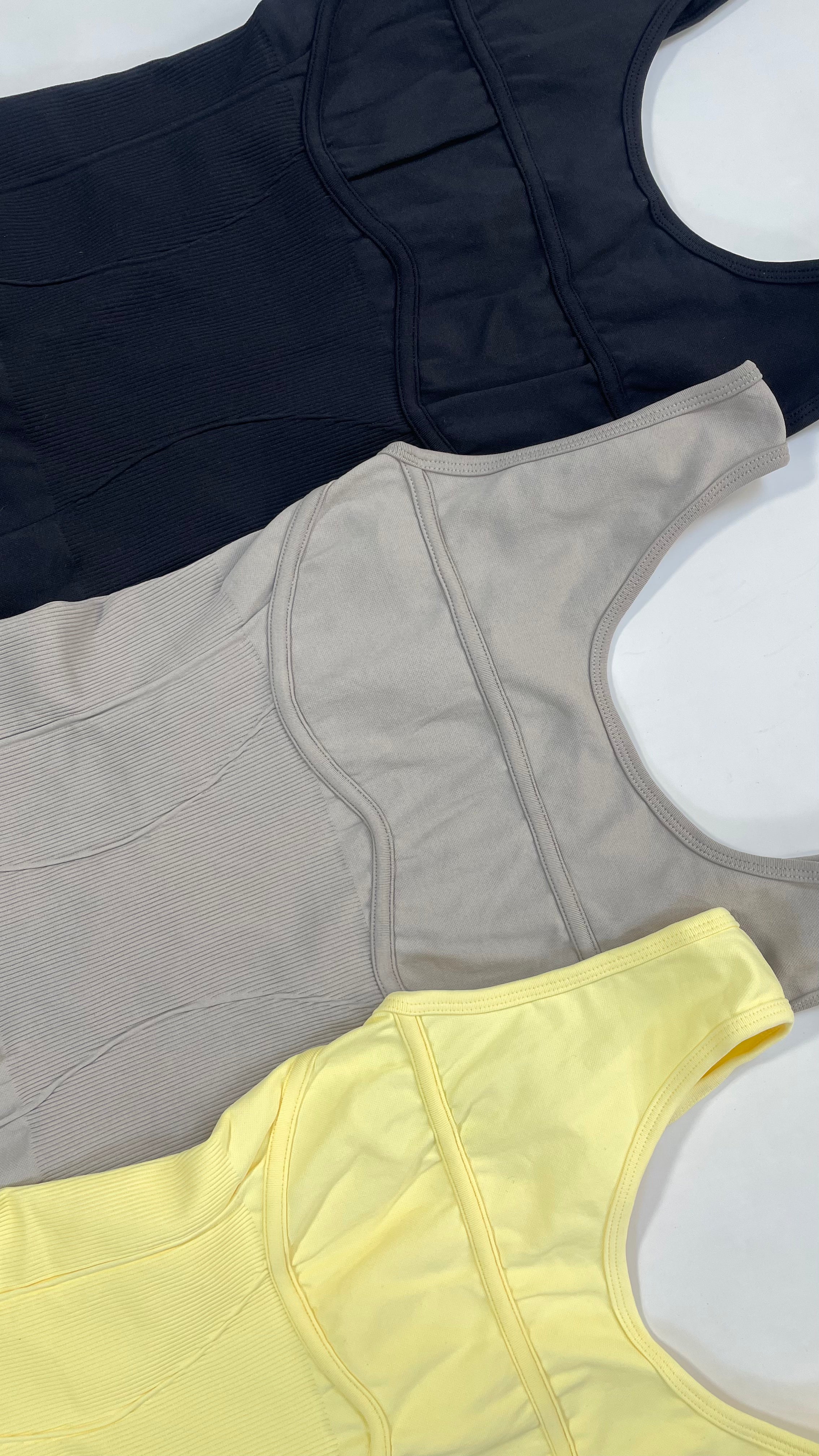 Enterizo corto sisa doble sesgo push up