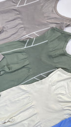 Enterizo largo costura sin push up