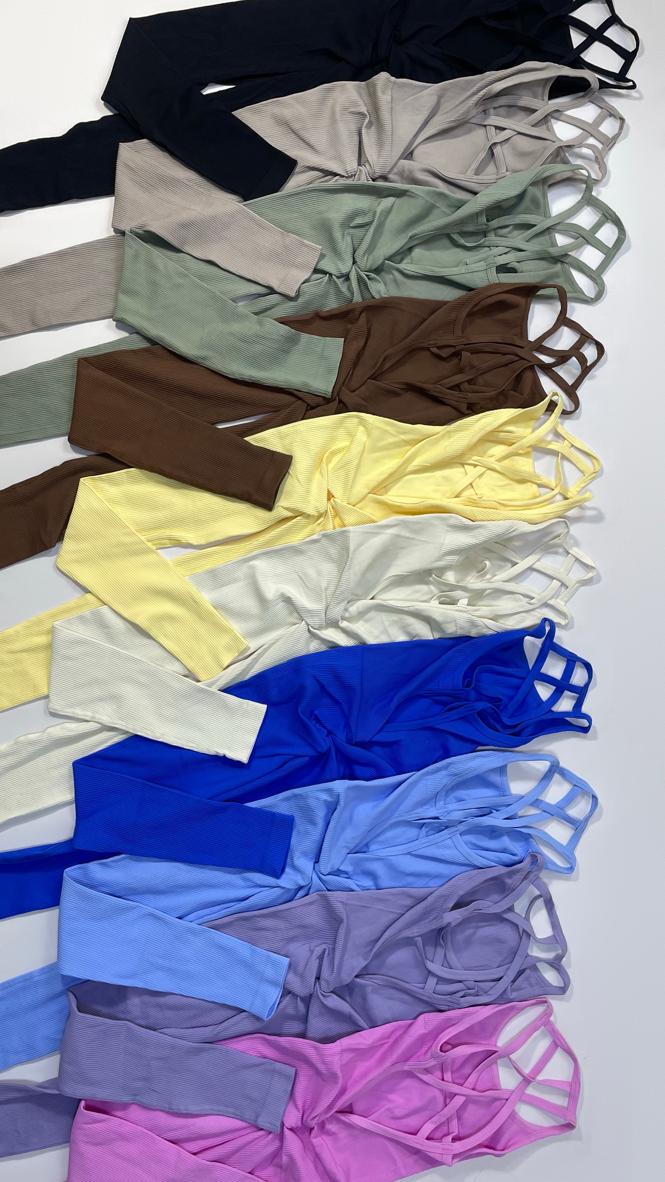 Enterizo largo doble X push up