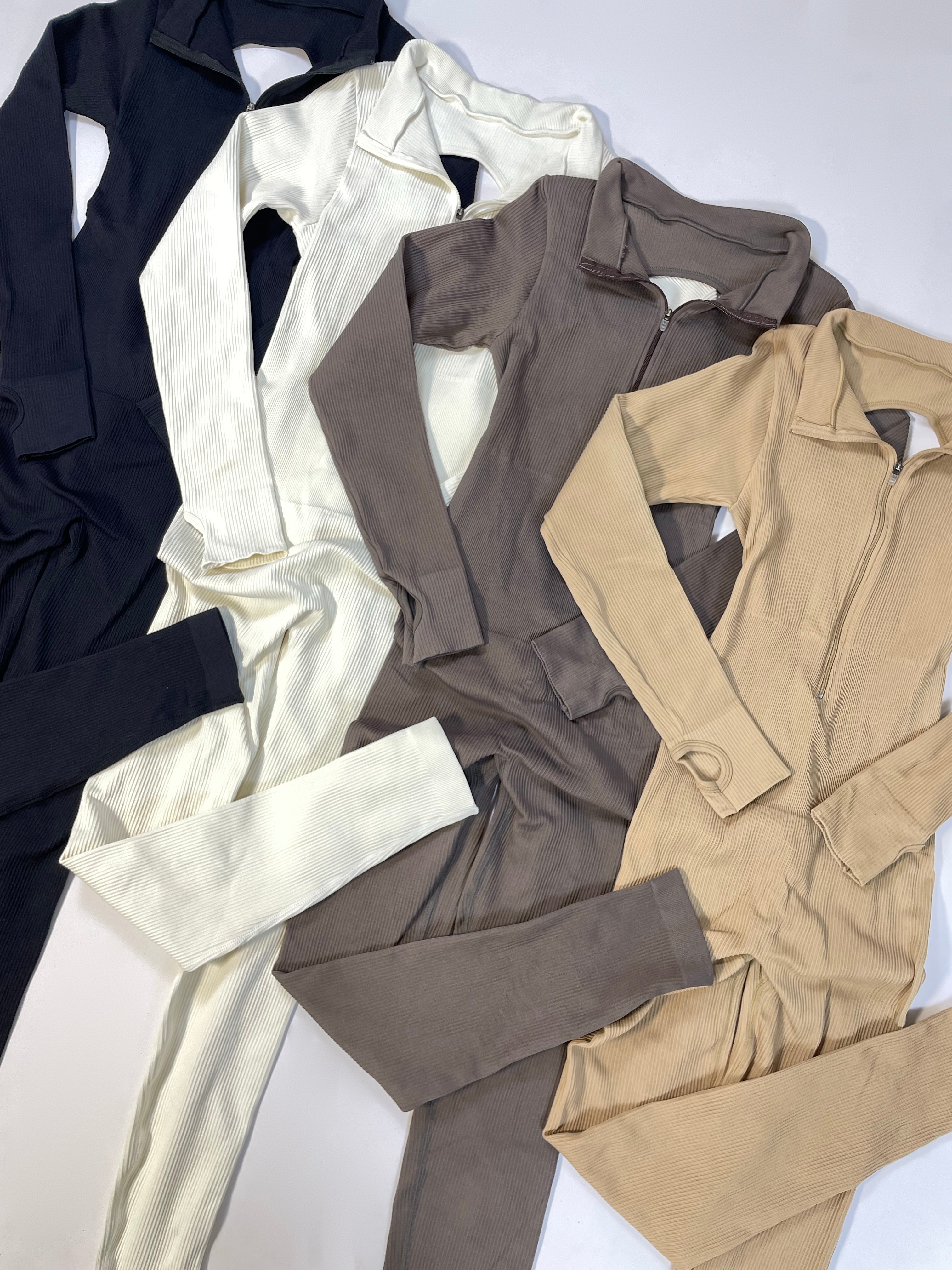 Enterizo largo buso cremallera