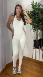 Enterizo largo halter push up