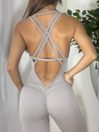 Enterizo largo doble X push up