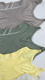 Enterizo corto costura sin push up