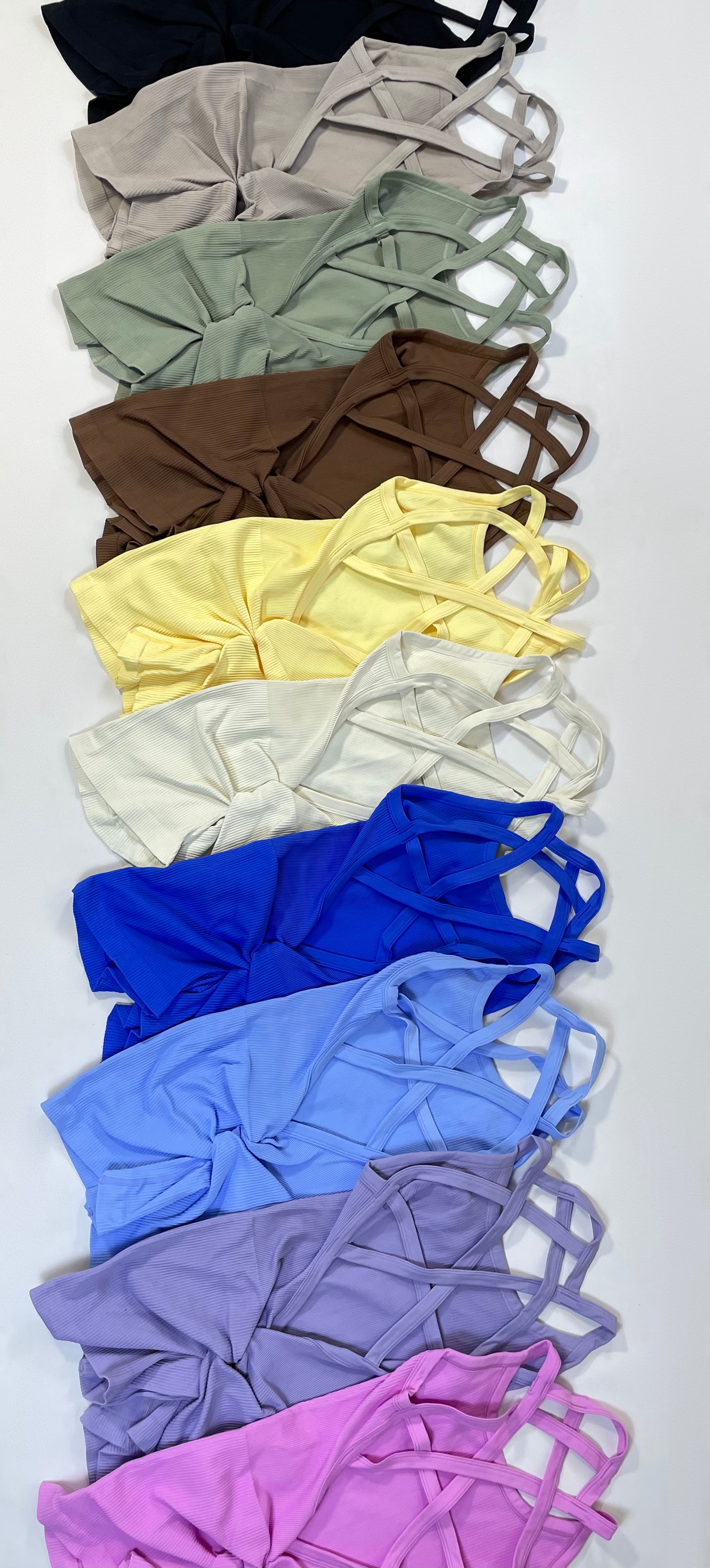 Enterizo corto doble X push up