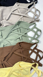 Enterizo corto doble X push up