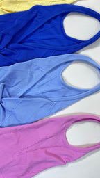 Enterizo corto halter push up