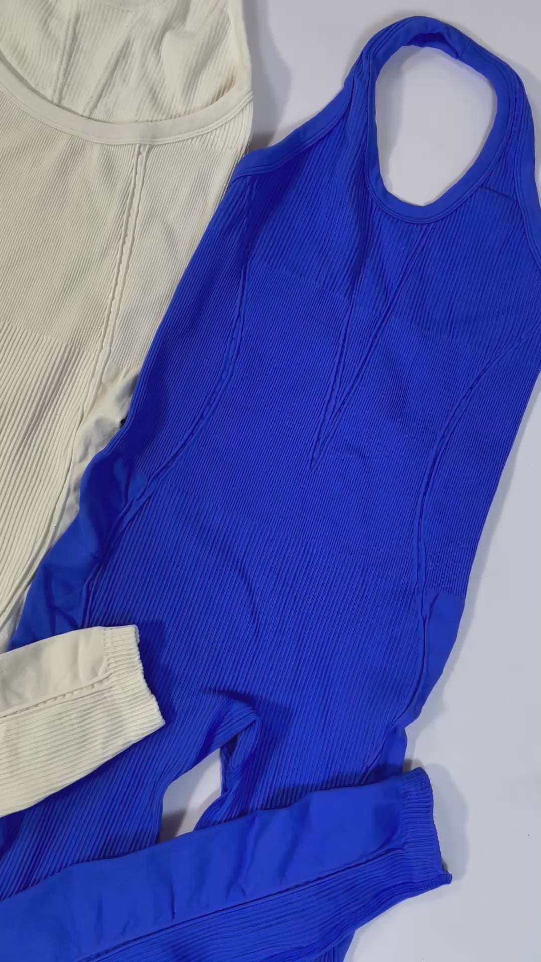 Enterizo largo halter sin push up